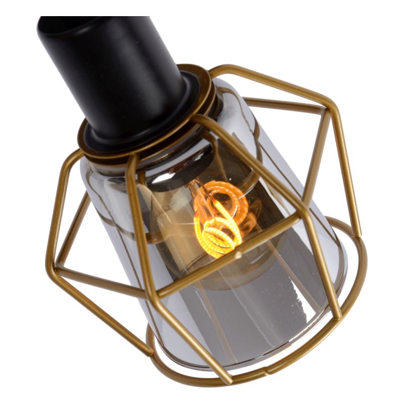 Lucide NILA - Stropné bodové svietidlo - 2xE14 - Čierne